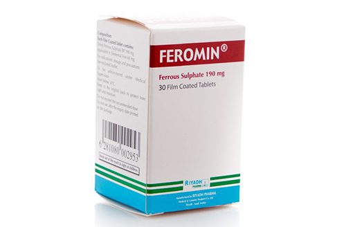 حبوب الحديد فيرومن Feromin 190 mg Tab