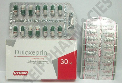 دواعي استعمال دولوكسبرين DULOXEPRIN 30 MG 28 CAPS
