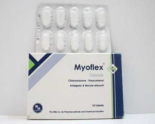 دواعي استخدام دواء ميوفلكس MYOFLEX 10 TAB