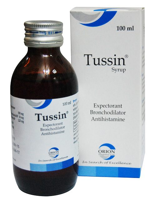 توسين شراب للسعال للاطفال TUSSIN SYRUP 100 ML